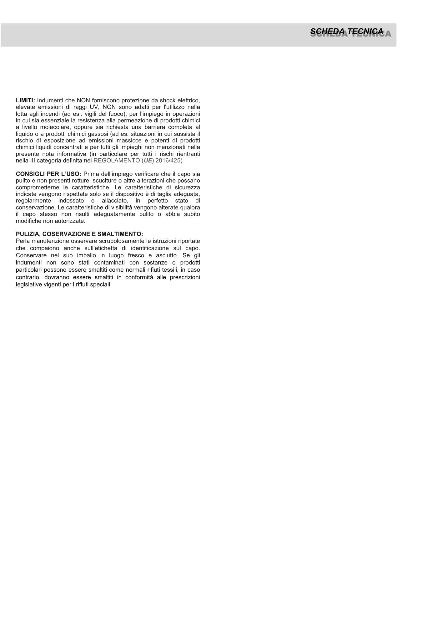 SALOPETTE ANTI-IMPIGLIAMENTO