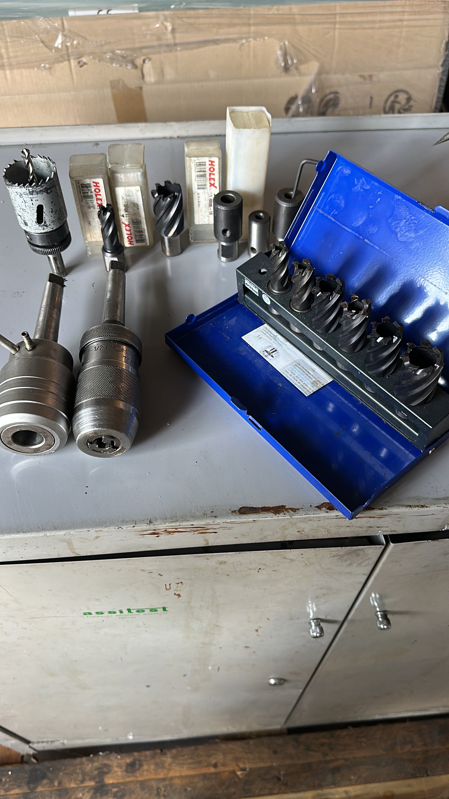 Trapano magnetico BDS Maschinen MAB 485 usato con accessori il Metalmeccanico Di M