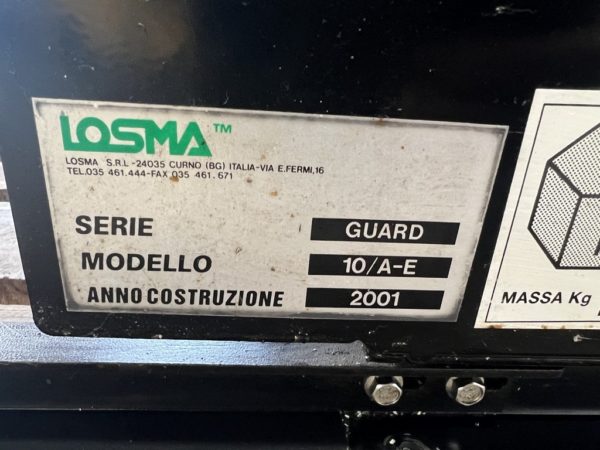 Aspiratore nebbie olio per macchine utensili LOSMA Aspirofilter usato lotto