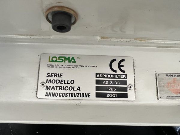 Aspiratore nebbie olio per macchine utensili LOSMA Aspirofilter usato lotto