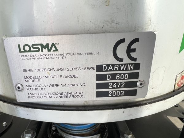 Aspiratore nebbie olio per macchine utensili LOSMA Aspirofilter usato lotto