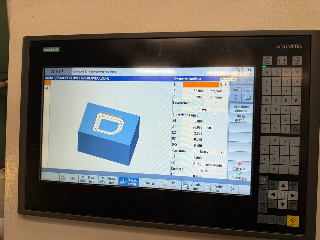 Centro di lavoro 5 assi SPINNER U5 1520 usato il Metalmeccanico Di M