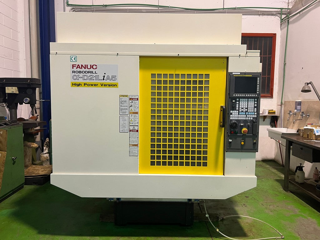 Centro di lavoro FANUC Robodrill Alfa D21LiA5 High Power 4 assi il Metalmeccanico Di M