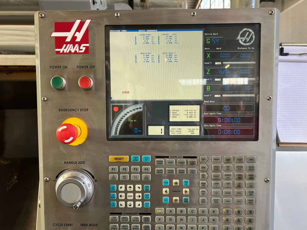 TORNIO CNC MOTORIZZATO HAAS SL 30 THE USATO