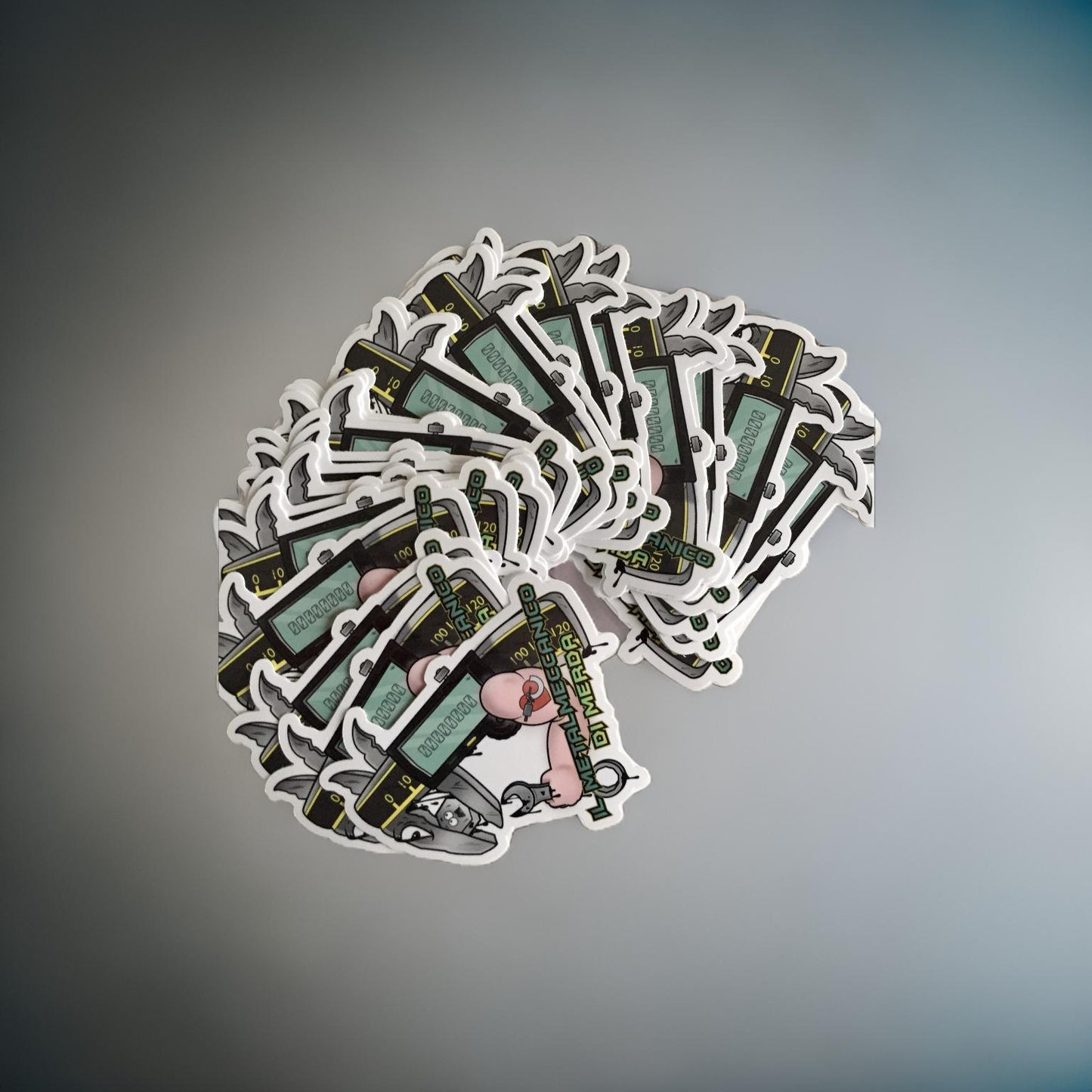 Adesivi Metalmeccanico di M**** il Metalmeccanico Di M