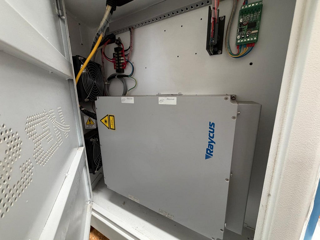 Marcatrice laser HBS GQ 20A con asse rotante usata il Metalmeccanico Di M