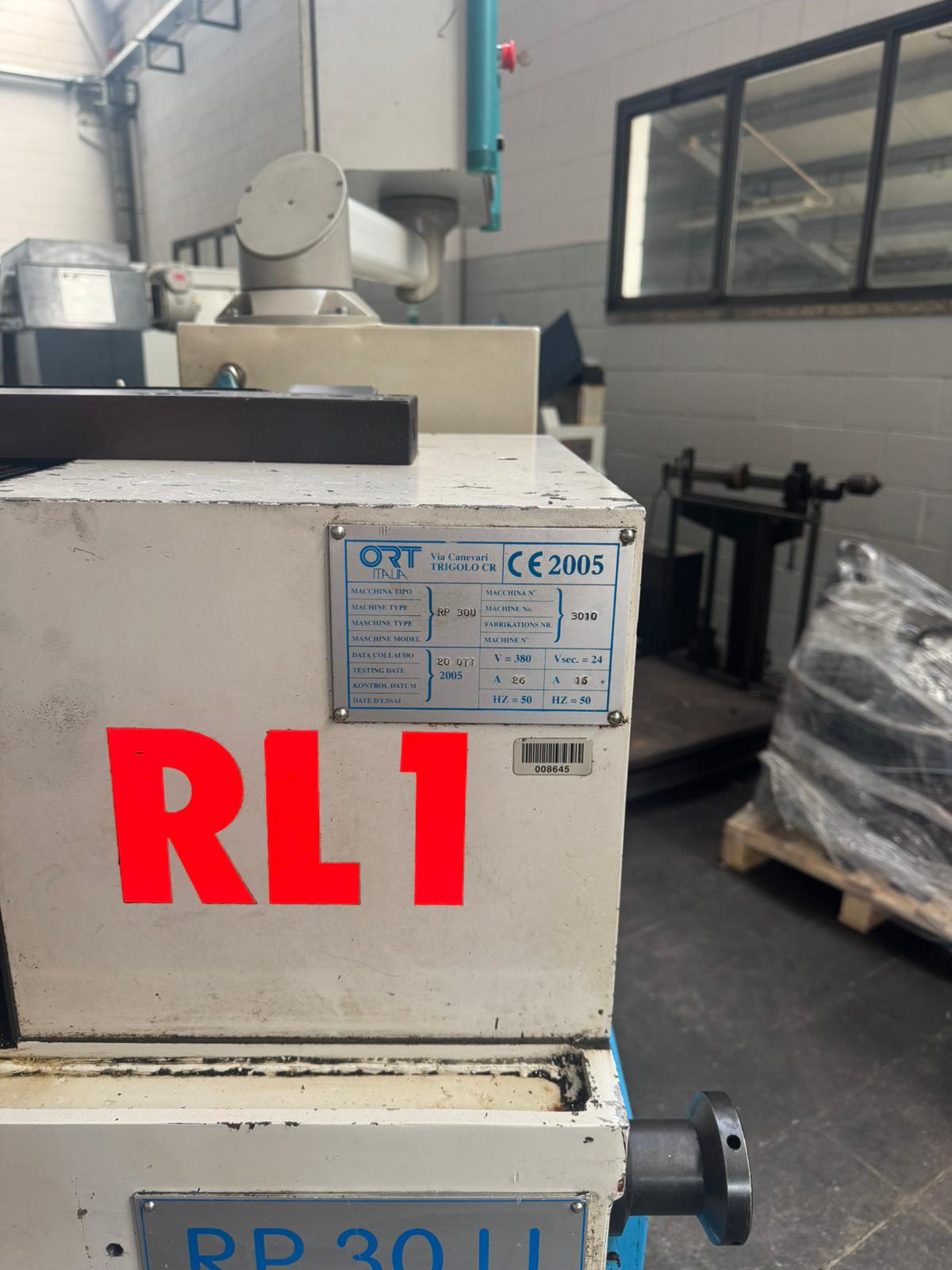 Rullatrice per Filetti ORT RP30 CN CNC Siemens – Anno 2005 – Usata il Metalmeccanico Di M