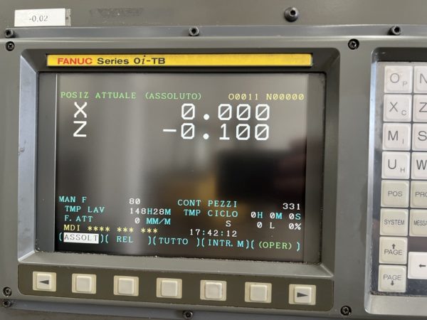 Tornio cnc 2 assi DIAMOND SJ 22 usato