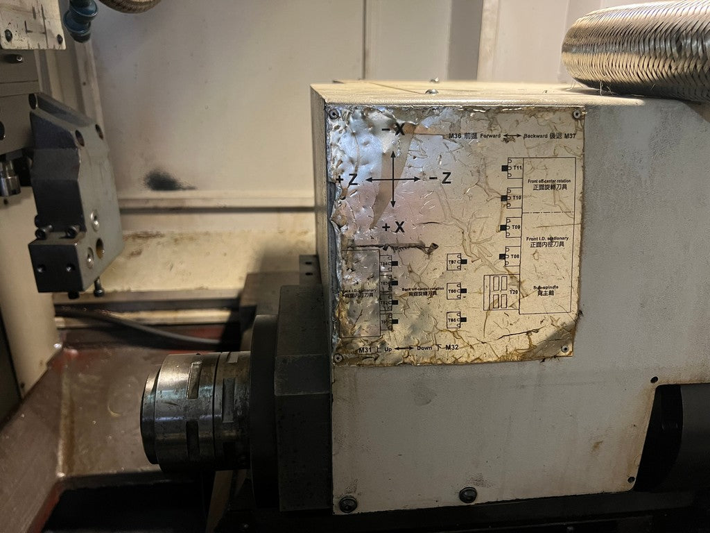 Tornio cnc a fantina mobile POLYGIM DIAMOND 42 CSL usato