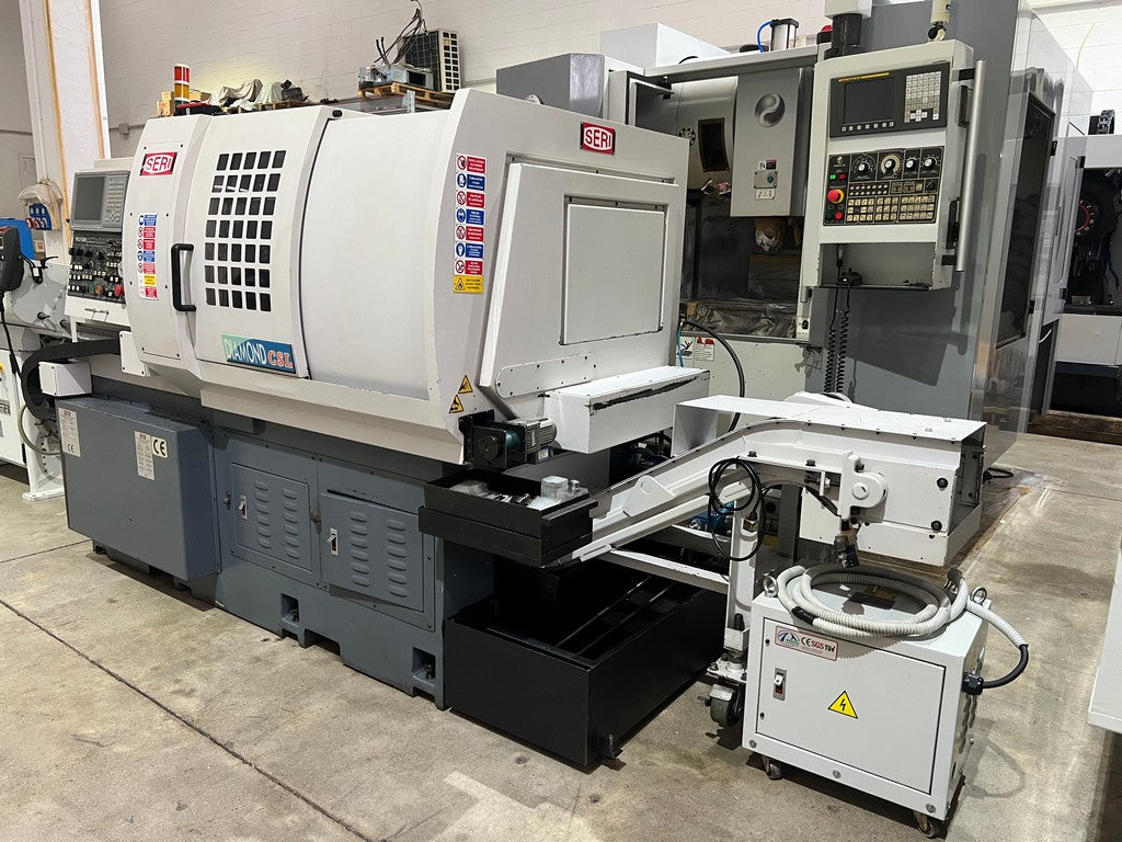 Tornio cnc a fantina mobile POLYGIM DIAMOND 42 CSL usato il Metalmeccanico Di M