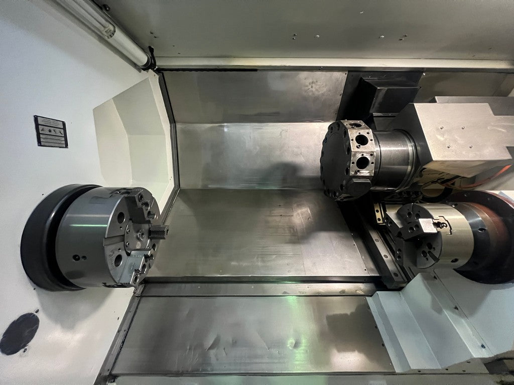 Tornio cnc motorizzato asse Y contromandrino SPINNER TC77 SMCY usato il Metalmeccanico Di M