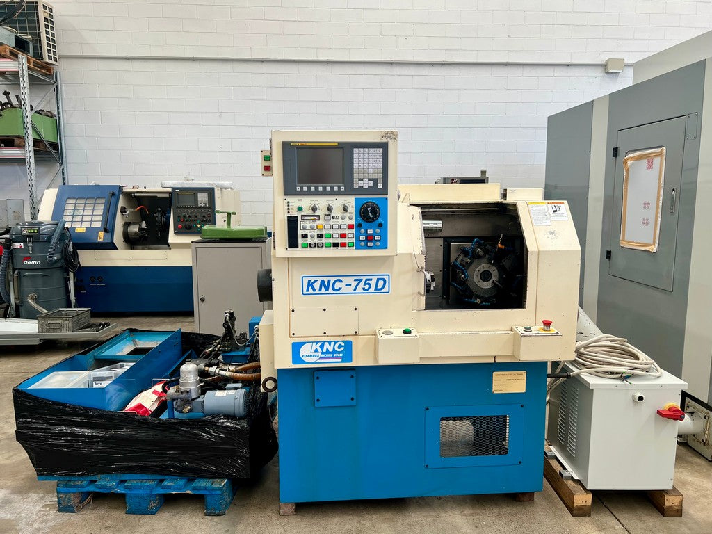 Tornio cnc 3 assi KITAMURA KNC 75D motorizzato usato