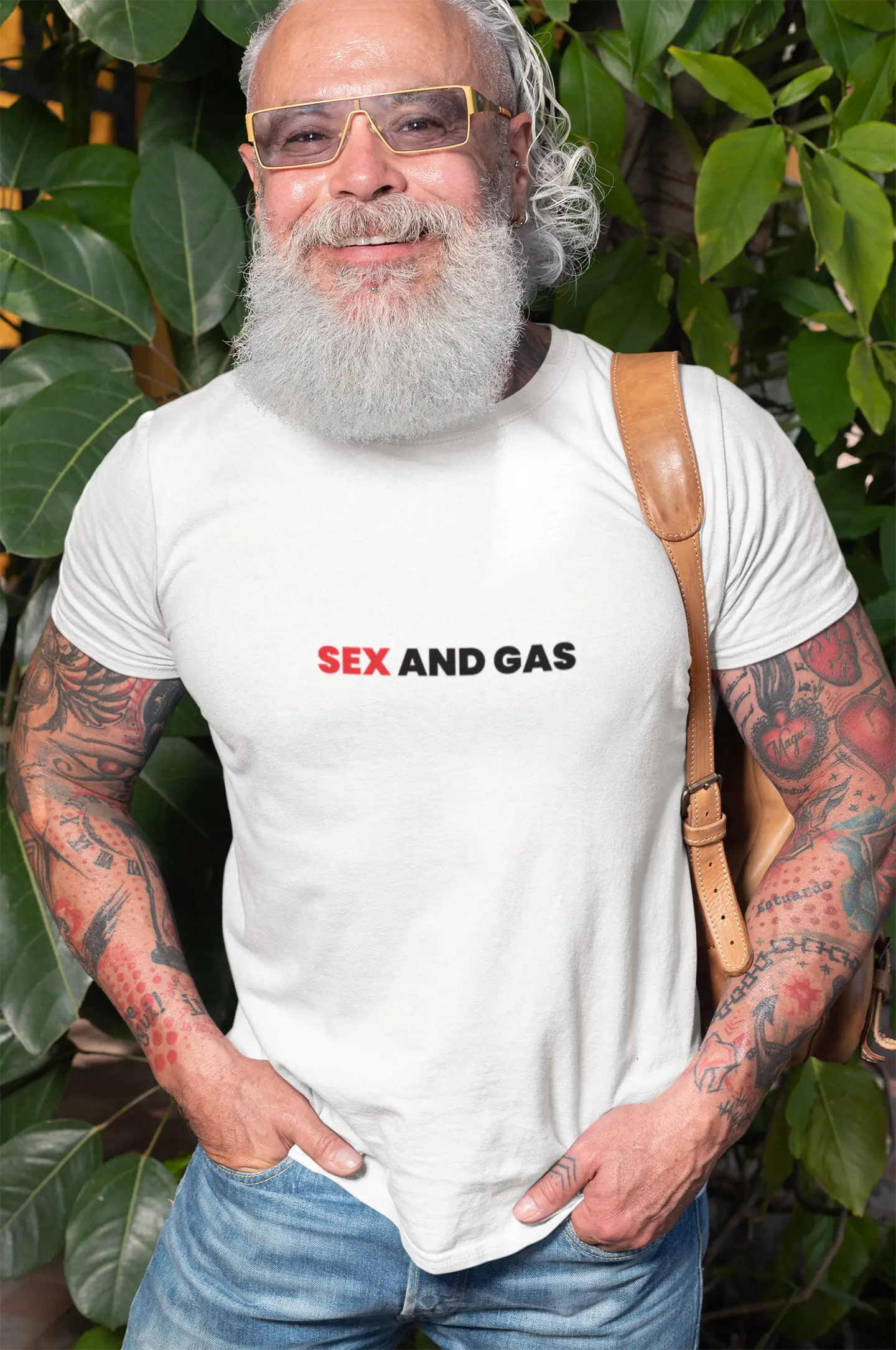 T-Shirt “SEX AND GAS” – Merchandising Ufficiale il Metalmeccanico Di M
