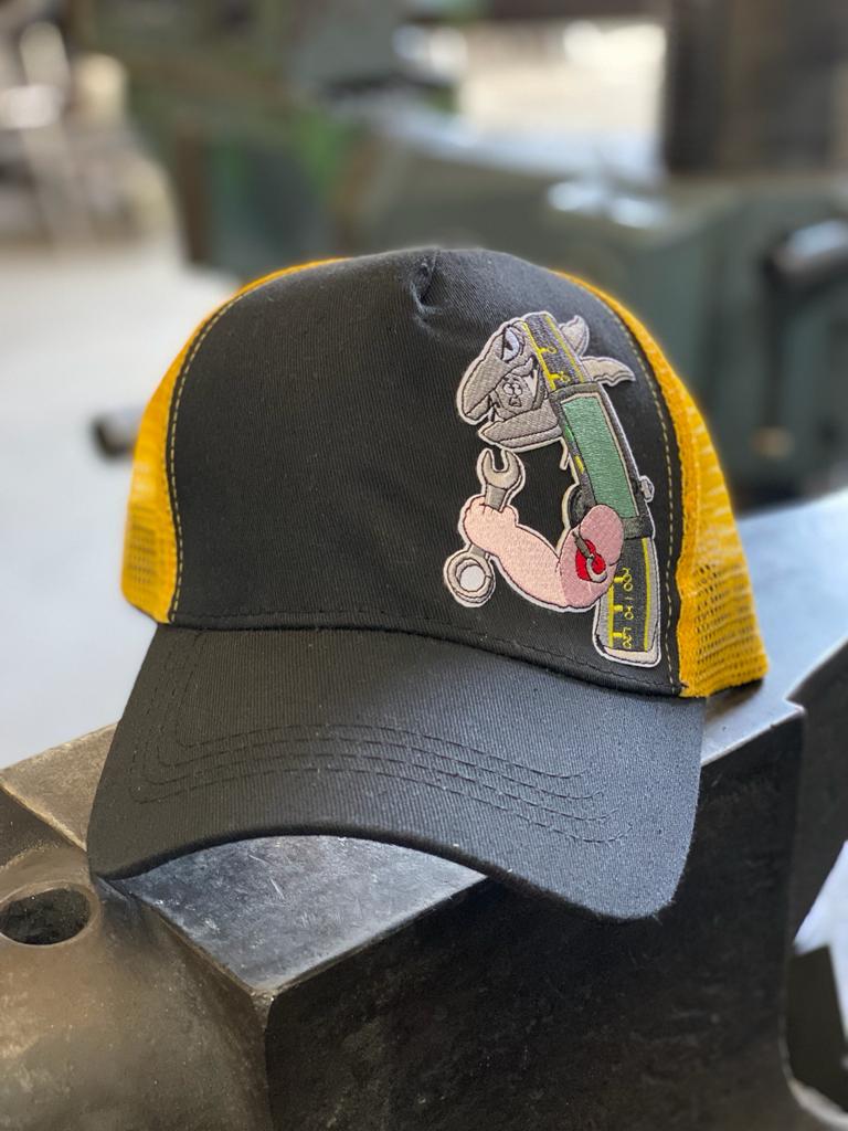 Cappello uomo con rete "Metalmeccanico di m"