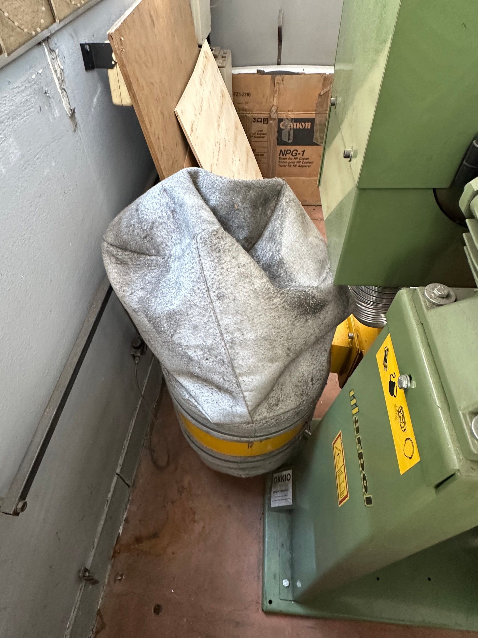 Levigatrice a nastro Marpol R 306 usata 400V il Metalmeccanico Di M