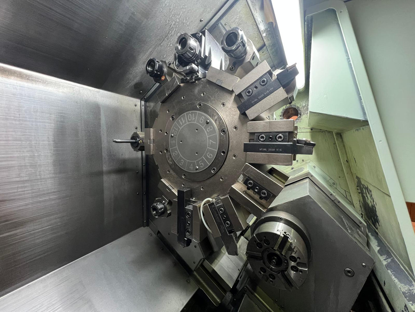 Tornio cnc motorizzato contromandrino BIGLIA B 501 YS usato il Metalmeccanico Di M