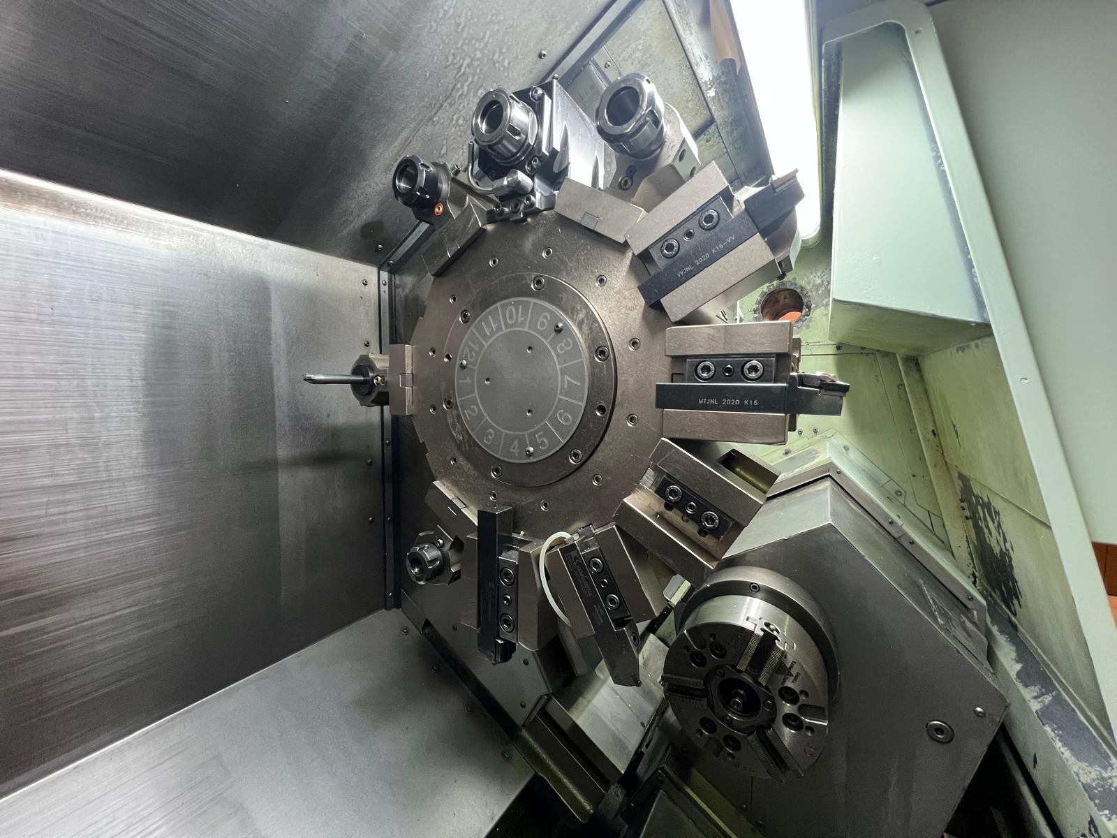 Tornio cnc motorizzato contromandrino BIGLIA B 501 YS usato il Metalmeccanico Di M