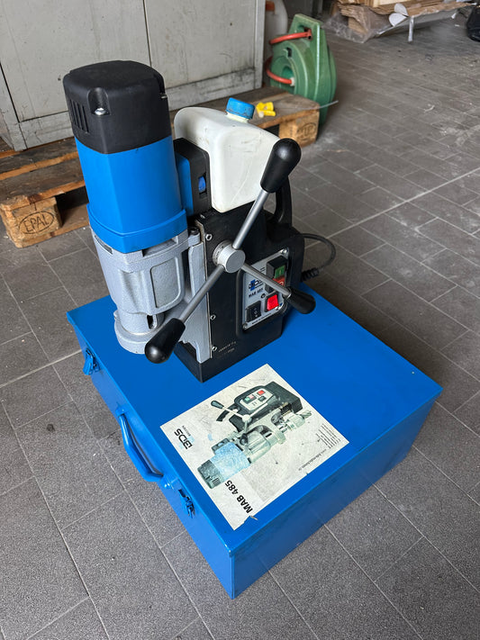 Trapano magnetico BDS Maschinen MAB 485 usato con accessori il Metalmeccanico Di M