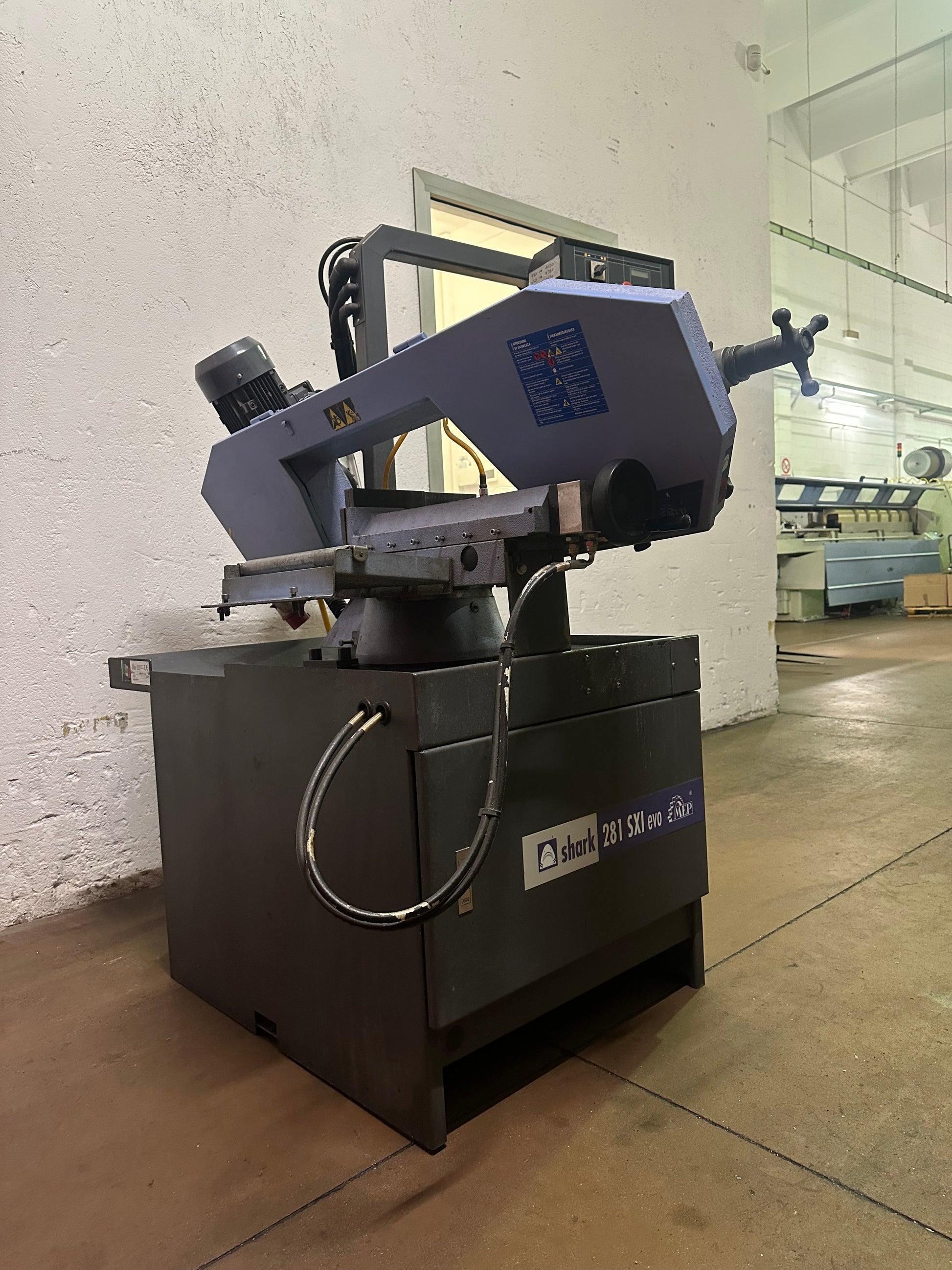 Segatrice a nastro MEP SHARK 281 SXl evo usata il Metalmeccanico Di M