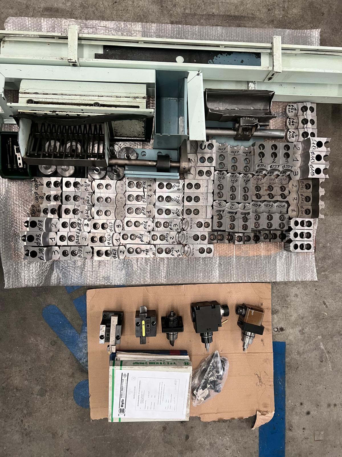 Tornio cnc motorizzato contromandrino BIGLIA B 501 YS usato il Metalmeccanico Di M