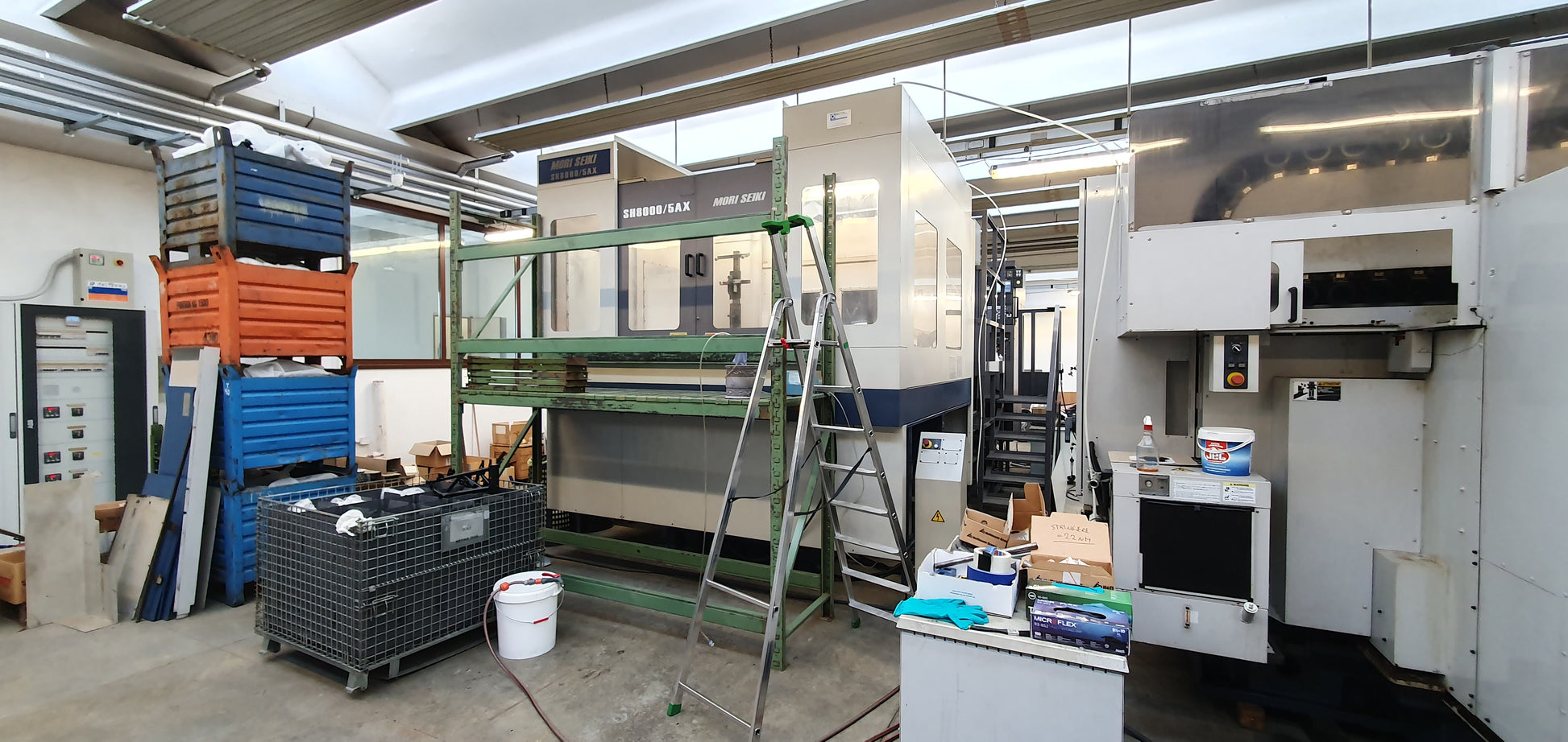 Centro di lavoro orizzontale 5 assi MORI SEIKI SH8000/5AX – Usato il Metalmeccanico Di M