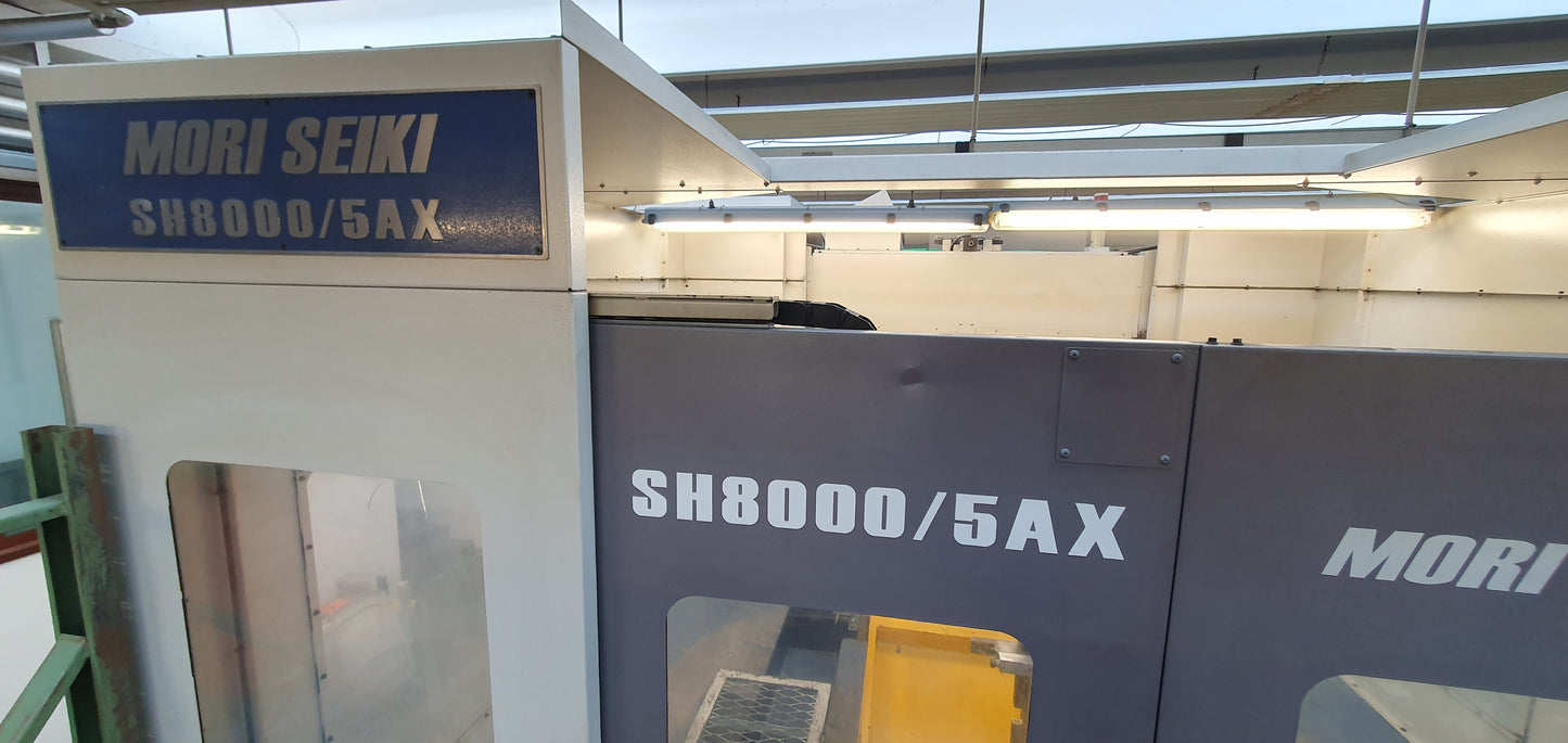 Centro di lavoro orizzontale 5 assi MORI SEIKI SH8000/5AX – Usato il Metalmeccanico Di M
