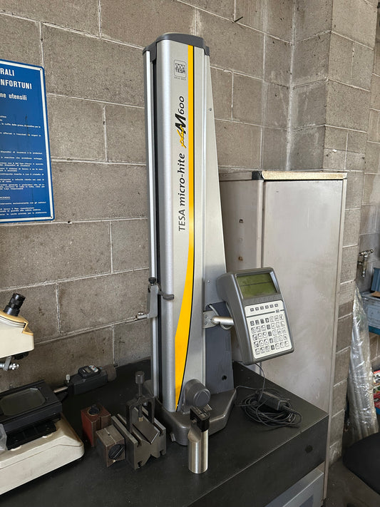 Altimetro TESA Micro-Hite Plus M600 usato con piano di riscontro in granito il Metalmeccanico Di M