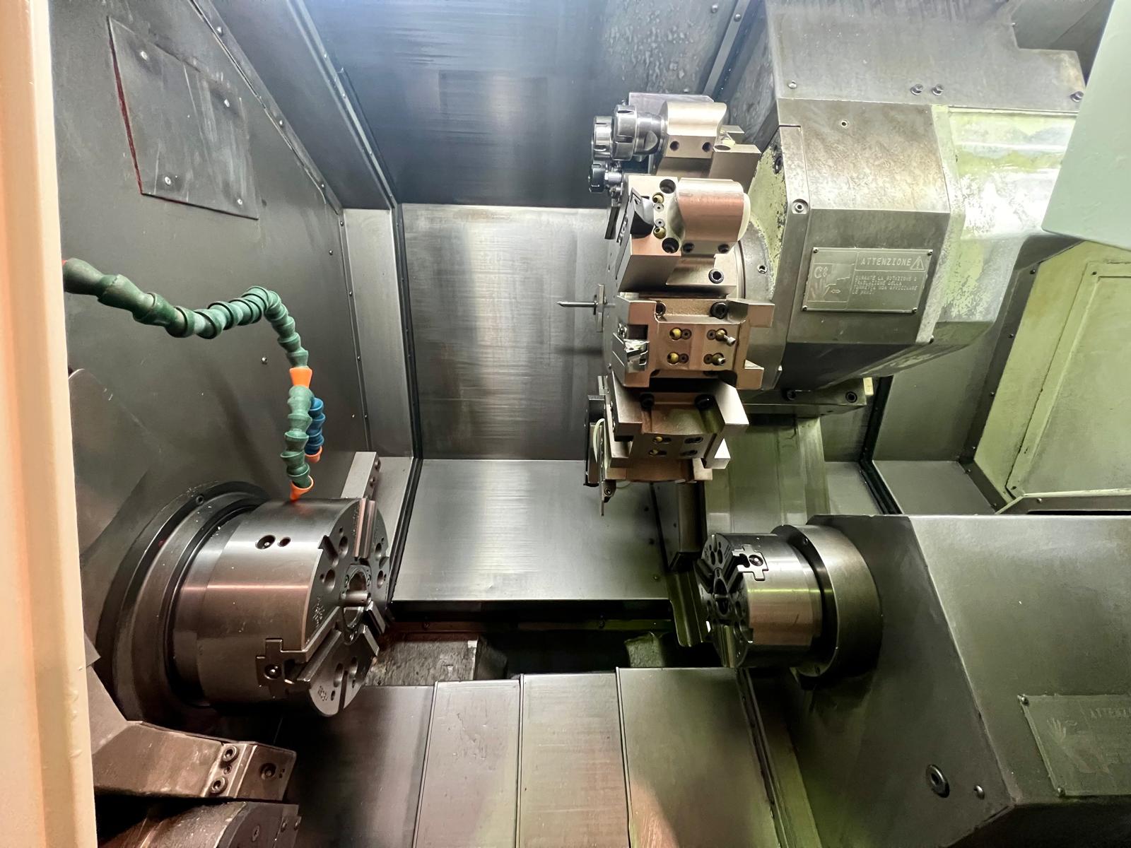 Tornio cnc motorizzato contromandrino BIGLIA B 501 YS usato il Metalmeccanico Di M