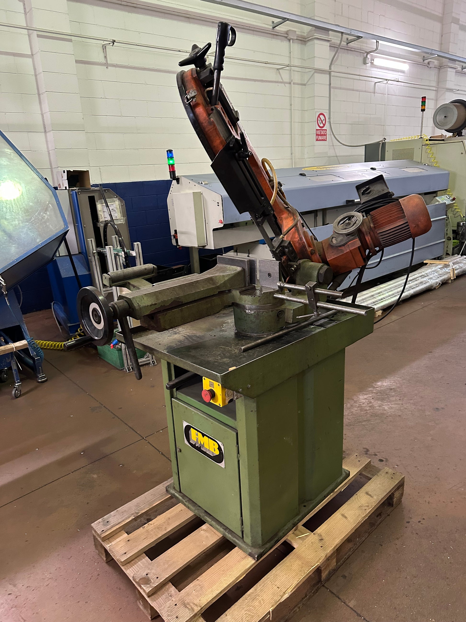 Segatrice a nastro FMB – 380V usata il Metalmeccanico Di M