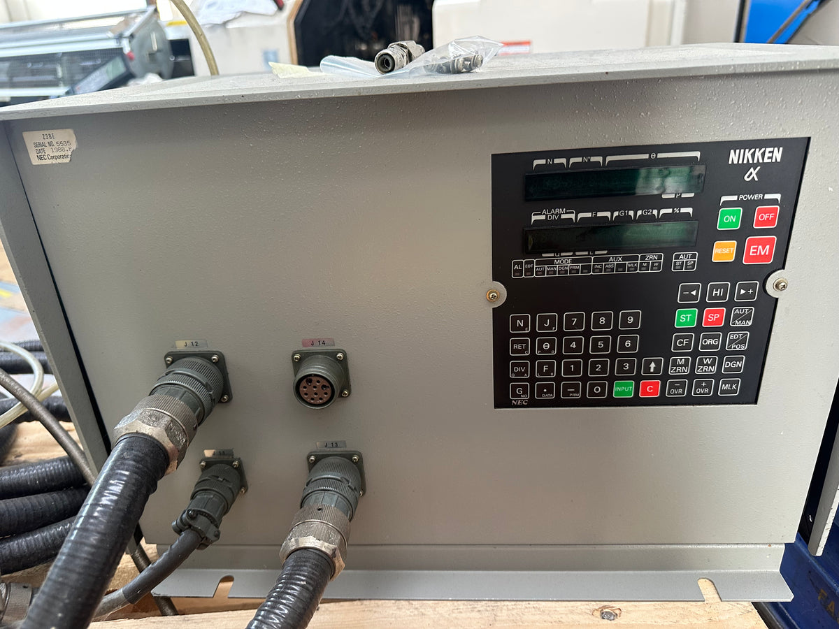 4° asse Nikken CNC-150 con controllo Alpha e documentazione – usato il Metalmeccanico Di M