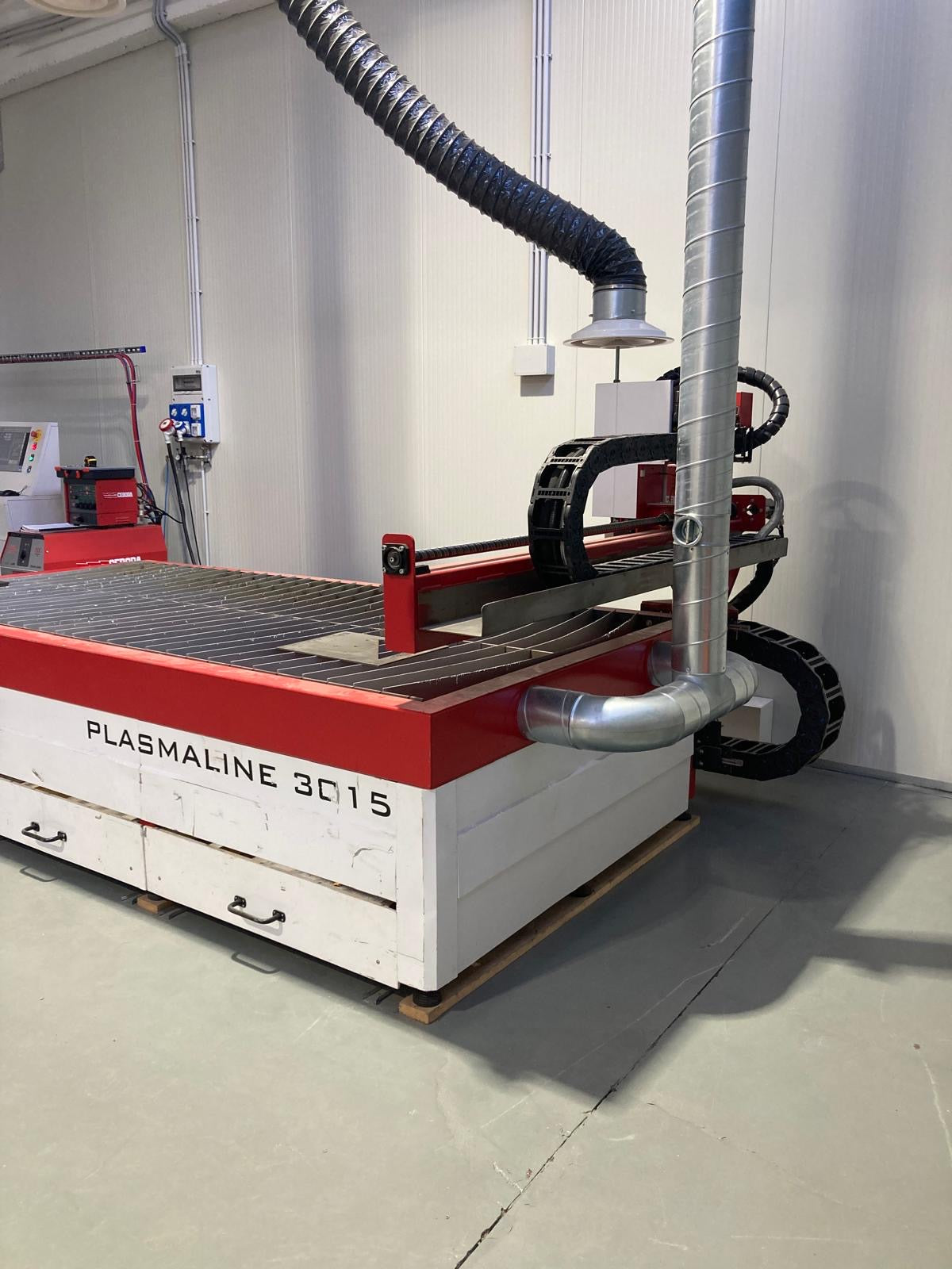 Impianto taglio plasma CNC FDA Automation PLASMALINE 3015 – 3.000 × 1.500 mm – Cebora 120 A usato il Metalmeccanico Di M