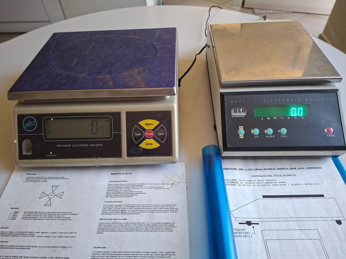 Lotto 3 Bilance Elettroniche Industriali Contapezzi LADEX, BEL e Fulgor – Usate – LIQUIDAZIONE AZIENDALE il Metalmeccanico Di M