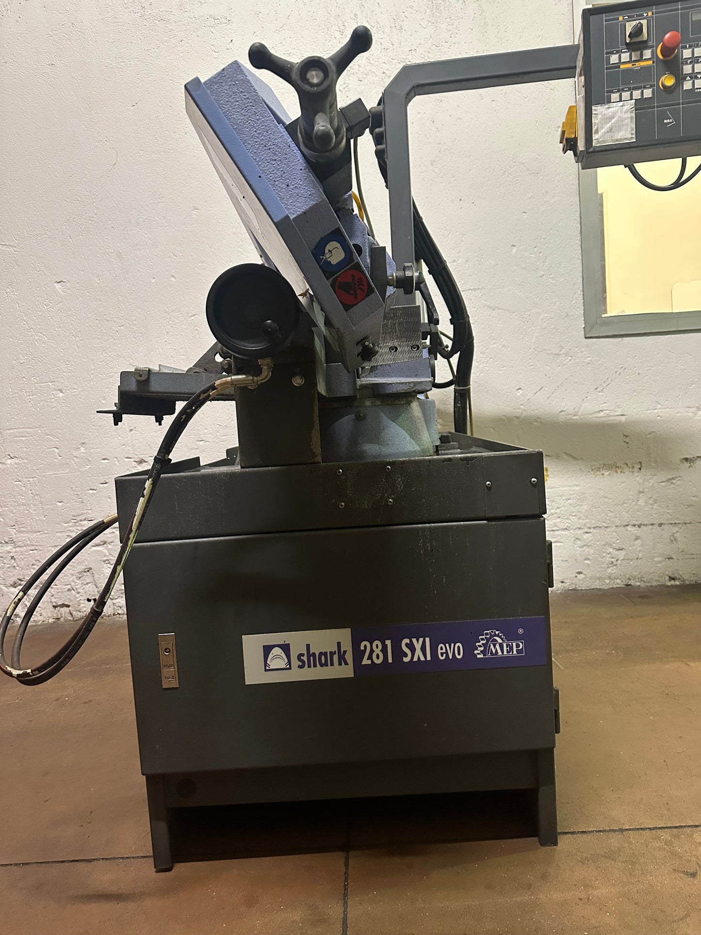 Segatrice a nastro MEP SHARK 281 SXl evo usata il Metalmeccanico Di M