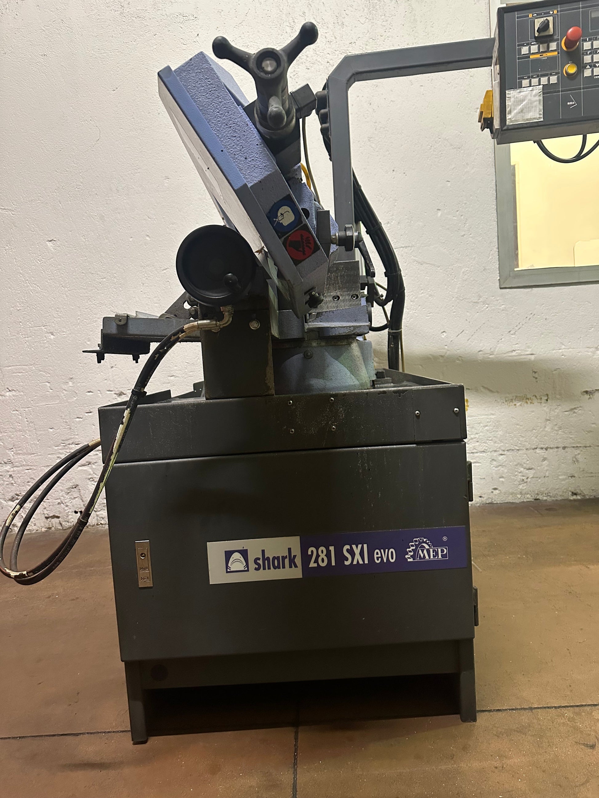 Segatrice a nastro MEP SHARK 281 SXl evo usata il Metalmeccanico Di M
