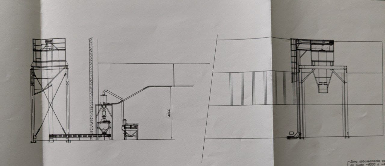 Impianto Gestione Truciolo con Silos 15 m³ e Centrifuga 500 kg/h – Recupero Olio il Metalmeccanico Di M