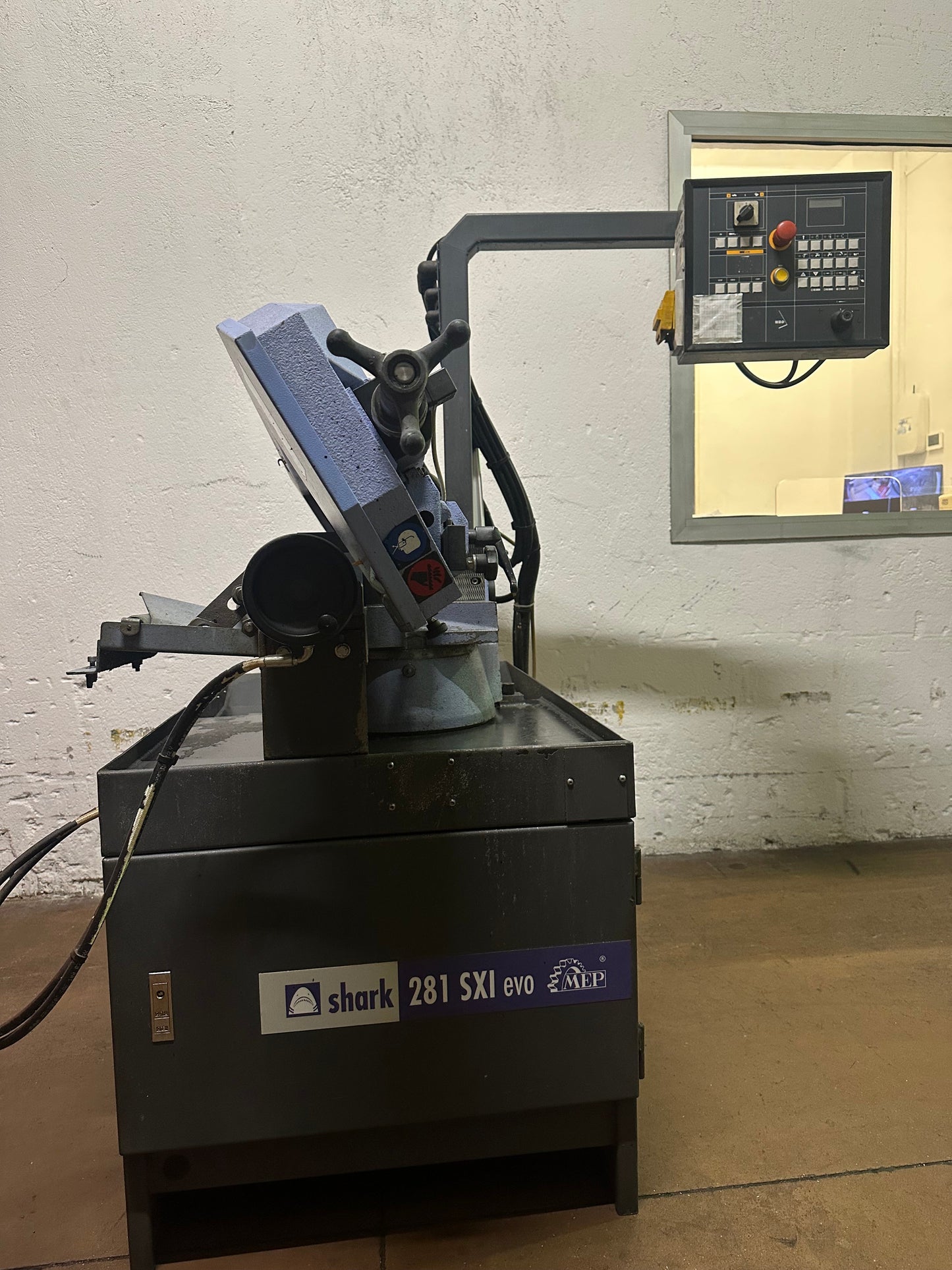 Segatrice a nastro MEP SHARK 281 SXl evo usata il Metalmeccanico Di M