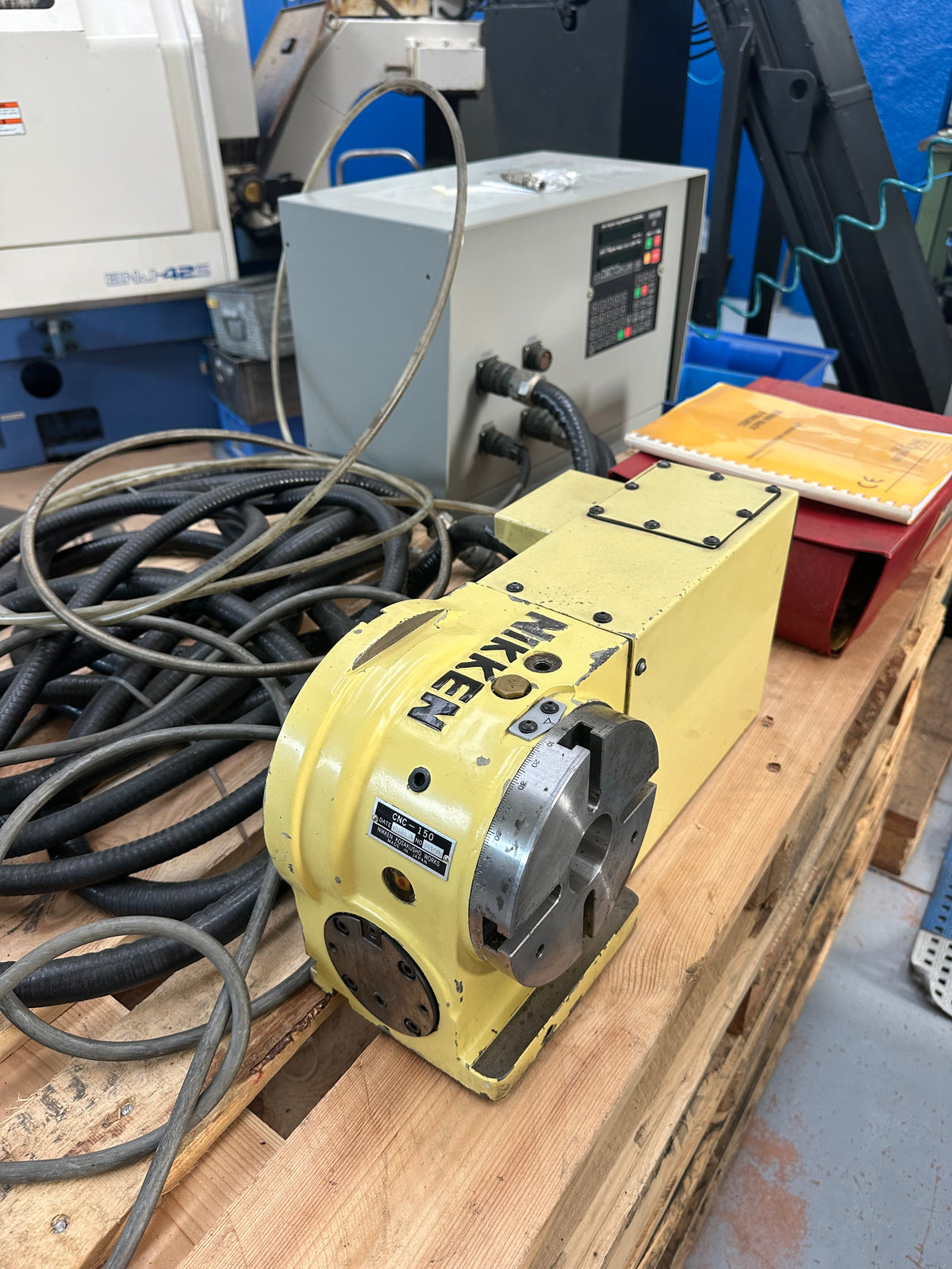 4° asse Nikken CNC-150 con controllo Alpha e documentazione – usato il Metalmeccanico Di M