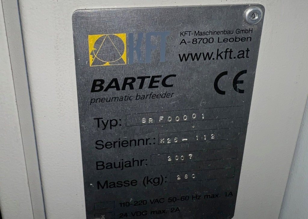 Caricatore automatico di barre BARTEC KFT usato il Metalmeccanico Di M