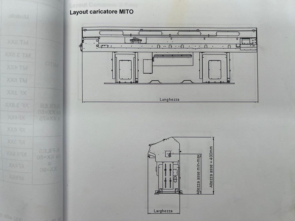 Caricatore automatico di barre TOP AUTOMAZIONI MITO 342 usato il Metalmeccanico Di M