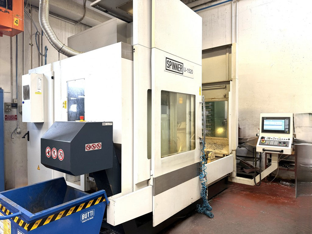 Centro di lavoro 5 assi SPINNER U5 1520 usato il Metalmeccanico Di M