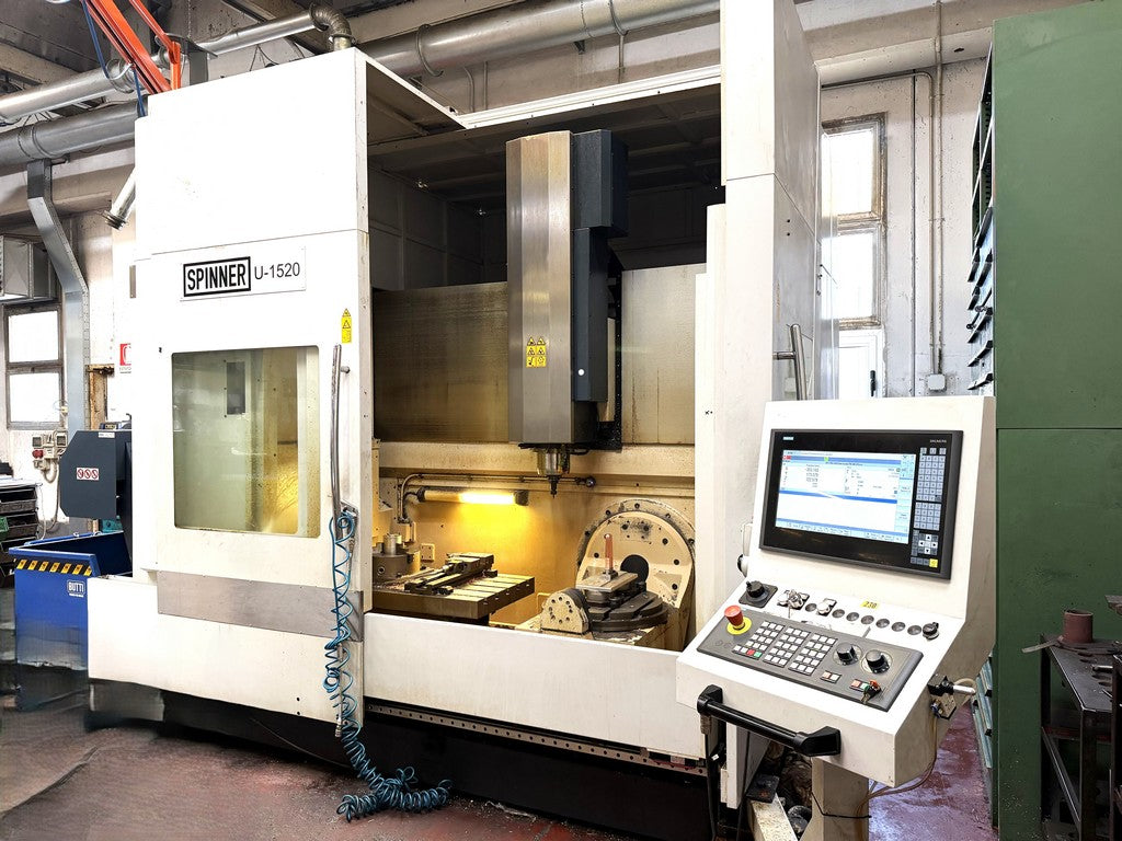 Centro di lavoro 5 assi SPINNER U5 1520 usato il Metalmeccanico Di M