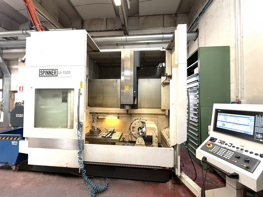 Centro di lavoro 5 assi SPINNER U5 1520 usato il Metalmeccanico Di M