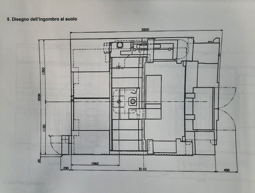 Centro di lavoro 5 assi continui ad alta velocità OKK VP600 5AX usato il Metalmeccanico Di M