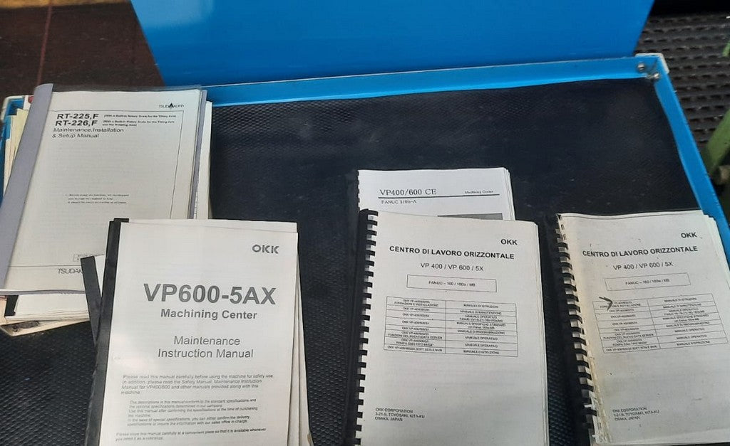 Centro di lavoro 5 assi continui ad alta velocità OKK VP600 5AX usato il Metalmeccanico Di M