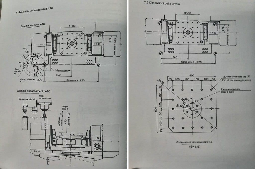 Centro di lavoro 5 assi continui ad alta velocità OKK VP600 5AX usato il Metalmeccanico Di M