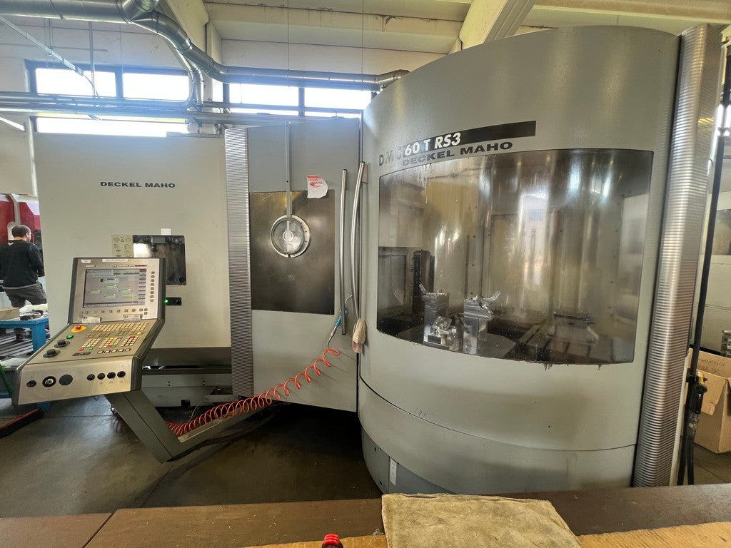 Centro di lavoro 5 assi pallettizzato DMG DMC 60T RS3 usato