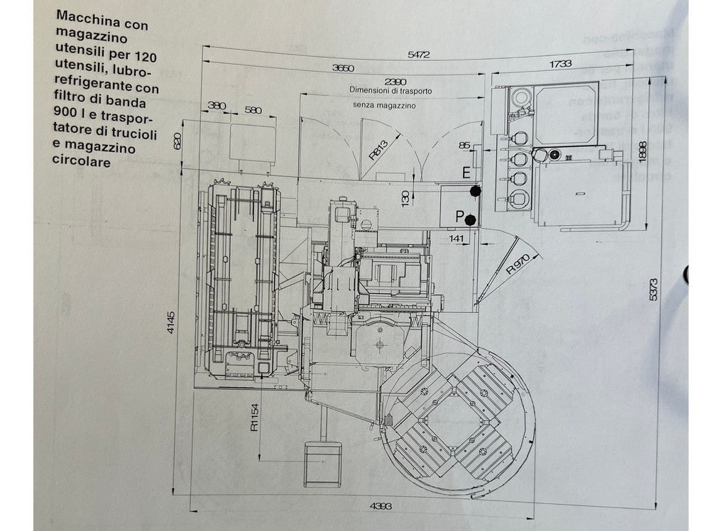 Centro di lavoro 5 assi pallettizzato DMG DMC 60T RS3 usato