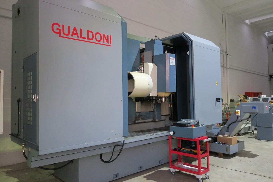 Centro di lavoro verticale a montante mobile GUALDONI GV 400 usato il Metalmeccanico Di M