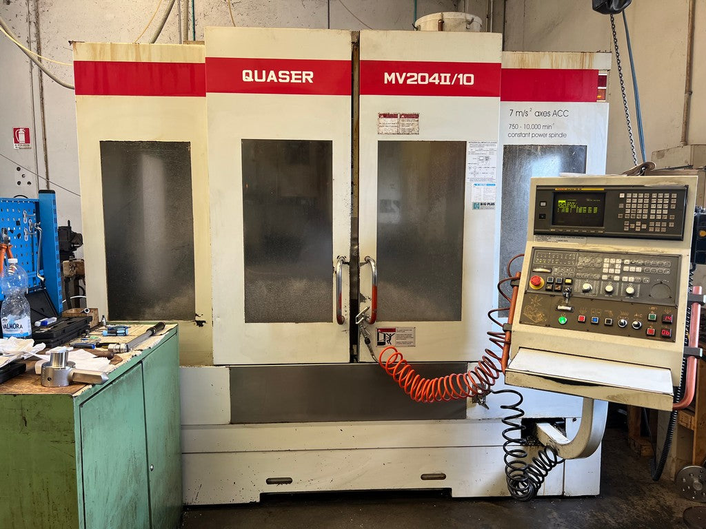 Centro di lavoro verticale QUASER MV 204 II usato il Metalmeccanico Di M