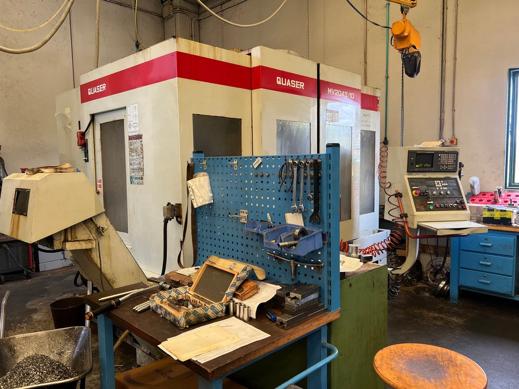Centro di lavoro verticale QUASER MV 204 II usato il Metalmeccanico Di M